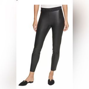 DKNY Faux Leather Leggings